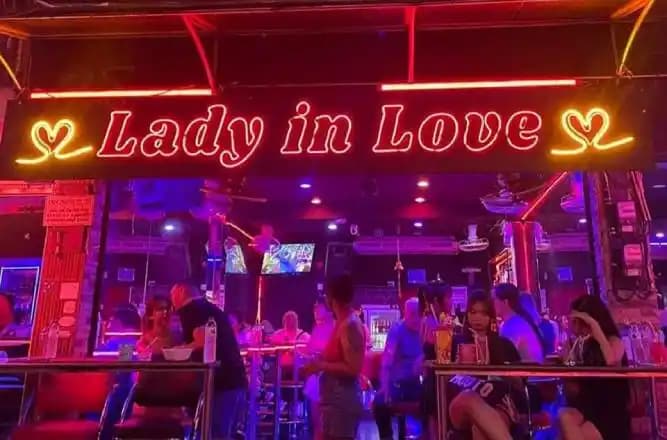 The Photo showing the exterior, interior, staff, and atmosphere of  Lady In Love Bar