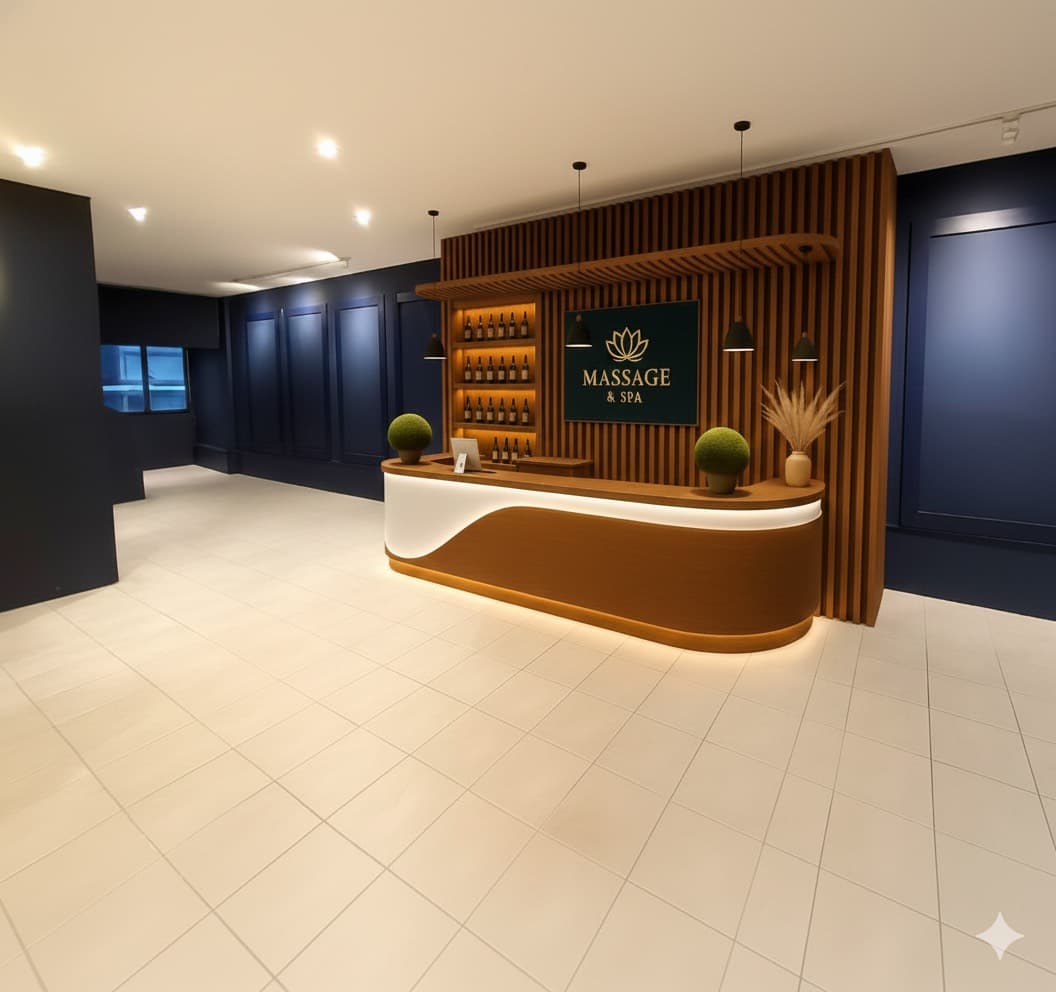 The Photo showing the exterior, interior, staff, and atmosphere of soi33 Roots massage